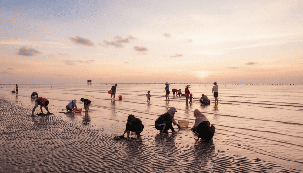 Hoạt động c&agrave;o ngh&ecirc;u th&uacute; vị tại biển T&acirc;n Th&agrave;nh